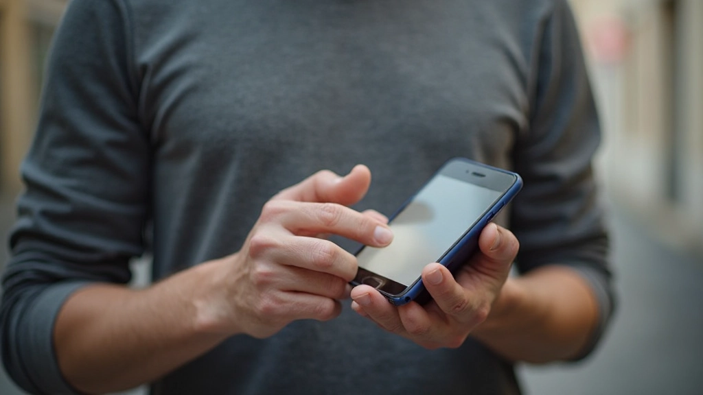 Close-up van telefoonscherm met verschillende button ontwerpen en maten, duidelijk zichtbare interactieve elementen
