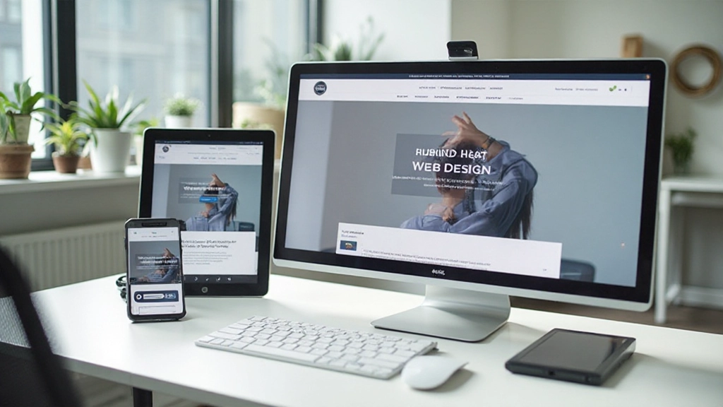 Verschillende apparaten — smartphone, tablet en desktop — naast elkaar met dezelfde responsive website erop